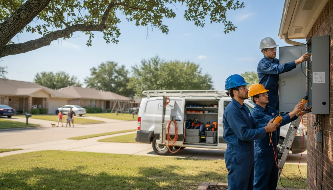 Certified electrician providing emergency electrical services in Ardmore, TN